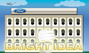 Ford Changes Light Bulbs