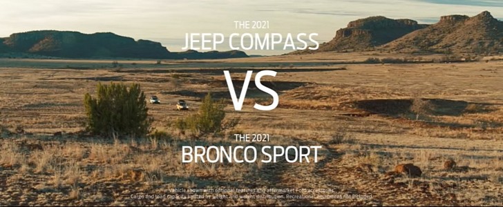 Compare the 2021 Jeep Compass With the 2021 Ford Bronco™ Sport | Head to Head | Ford
