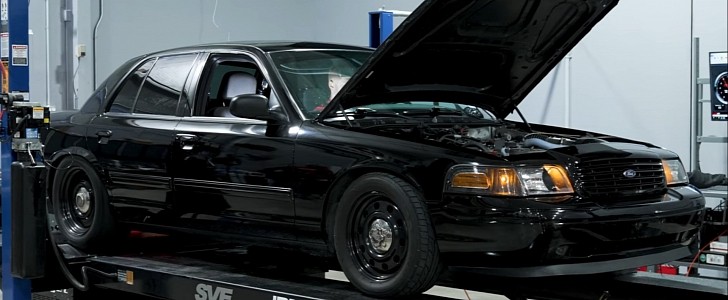 2010 Ford Crown Victoria Police Interceptor hits the dyno