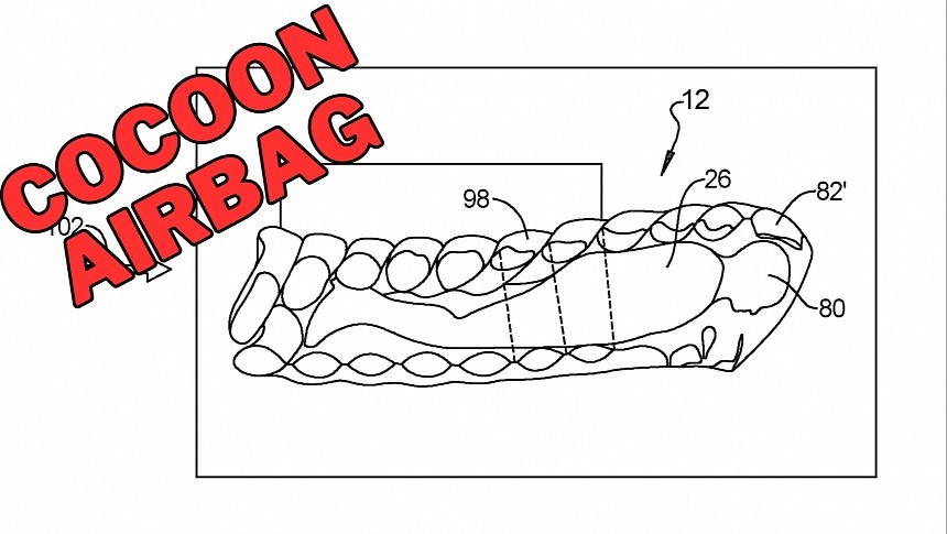 Ford's cocoon airbag design