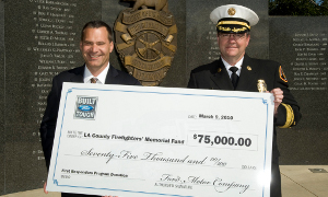 Ford Donates $75,000 to the LA County Fire Department