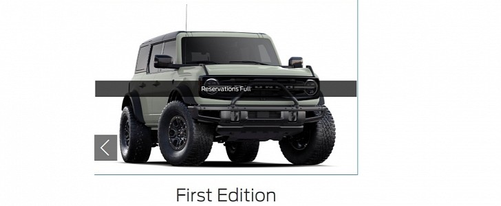 2021 Ford Bronco first edition