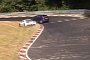Ford Driver "Loses Steering" on Nurburgring, Almost Causes Ferrari 458 Crash