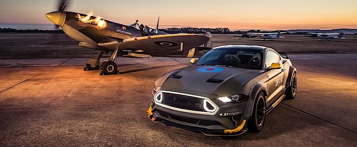 Ford Eagle Squadron Mustang GT meets Spitfire