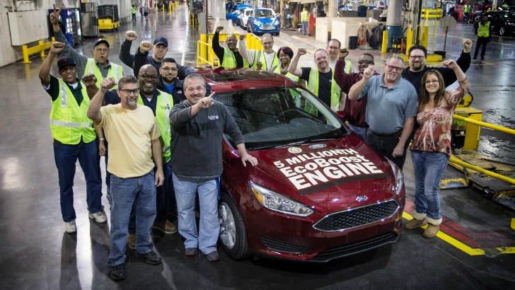 2015 Ford Focus 1.0 EcoBoost (5-millionth EcoBoost-powered Ford)