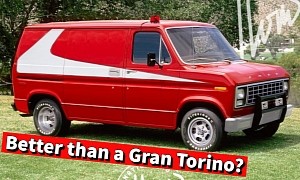 Ford Econoline "Starsky & Hutch" Is a Digital Muscle Van Out for GMC Vandura Blood