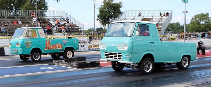 1960s Ford Econoline dragsters