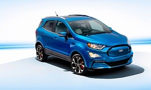Ford EcoSport Small SUV Imagined With All-Electric Powertrain, Fresh Styling