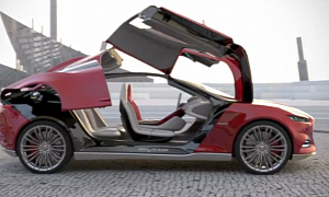 Ford Evos Concept Doors in Action