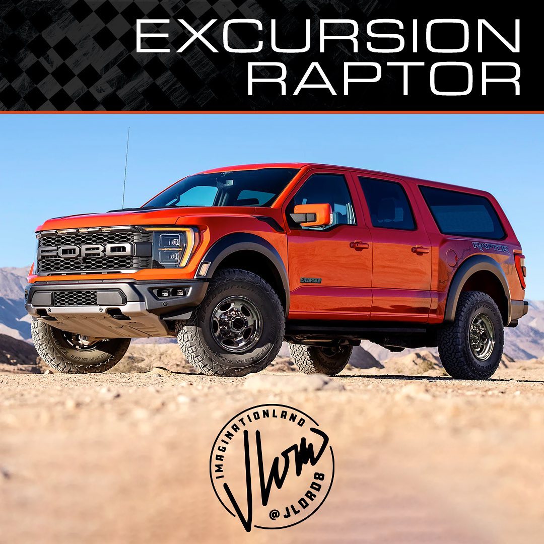 Ford Excursion Raptor Is the Digital Super Duty Performance SUV to Languish  For - autoevolution