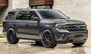 Ford Expedition Stealth Has a Complete Performance Pack, Goes Down on CGI Wheels