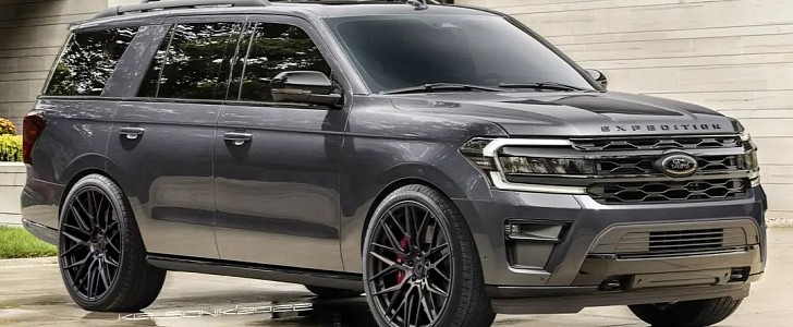 2022 Ford Expedition Stealth Performance Pack CGI enhancements by kelsonik