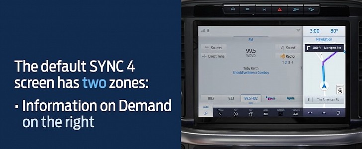 Ford How-To Basic Interactions with SYNC 4 Information on Demand in 2021 F-150