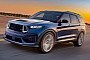 Ford Explorer With Mustang GT FP800S Concept Face Is One CGI Step Away From Perfection