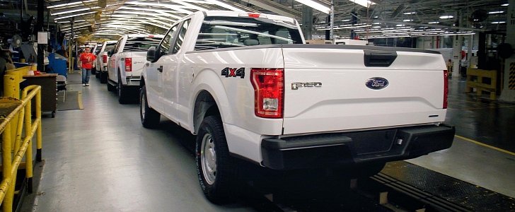 2016 Ford F-150 Rolls Off The Line