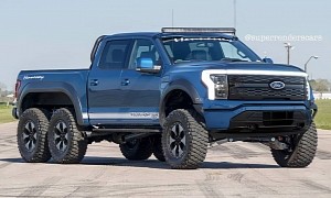 Ford F-150 Lightning 6x6 Is Only a Rendering, Looks Inevitable to Happen
