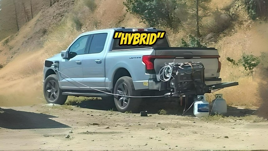 Ford F-150 Lightning Owner Plugs Into Propane Generator, Briefly Turns Truck Into a Hybrid