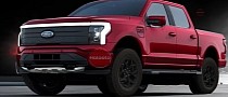 Ford F-150 Lightning Tremor Rendering Previews Off-Road Electric Truck