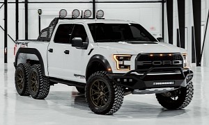 Ford F-150 Raptor 6x6 Gets Its Freak on With New Shoes, Looks Like an Overlanding Beast