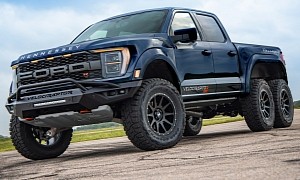 Ford F-150 Raptor Goes From Tranquil to Terrifying With Supercharged V8, 6x6 Conversion
