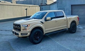 Ford F-150 Raptor "Sand Strider" Shows the Camouflage Look