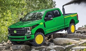 Ford F-250 John Deere Edition Rendering Is What Texans Dream About