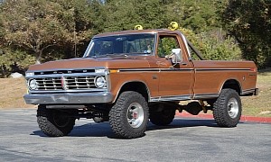 Ford F-250 Ranger Looks Straight Out of a 1970s Action Flick, Stored for Decades