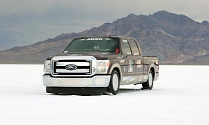 Ford F-250 Super Duty Breaks Two Speed Records