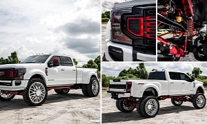 Ford F-450 Platinum RS Edition Dually Takes Its Super Duty by Hard, Up to 30 Inchers