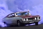 Ford Falcon V8 Coupe Does Purple Smoke Burnout