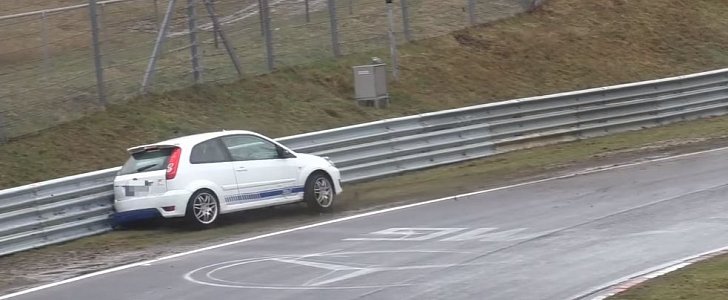 Ford Fiesta ST Nurburgring Crash