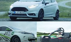 Ford Fiesta ST200 Takes on a Renault Zoe Race Car: Which Is More Fun?