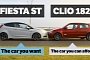 Ford Fiesta ST200 vs. Renault Clio RS 182 Trophy Comparison Makes Sense