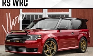 Ford Flex RS Digitally Becomes Shorter and Feistier, Dreams About WRC Racing