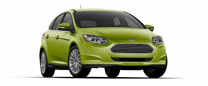 2018 Ford Focus Electric in Outrageous Green Metallic paint