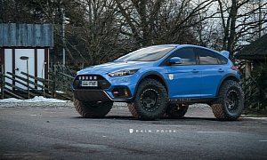 Ford Focus RS 4x4 Rendered As The Offroading Hot Hatch We Need