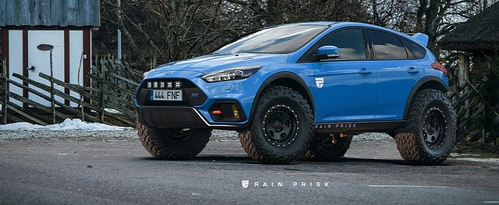 Ford Focus RS 4x4 Render
