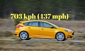 Ford Focus Speeds Past 700 kph (435 MPH) in Italy According to Police