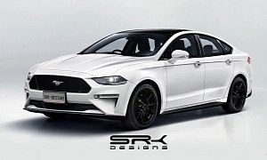 Ford “Grand Mustang” Revives Mondeo/Fusion Into Bland, Virtual S550 Four-Door