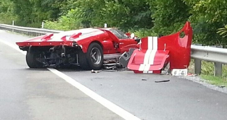 Ford GT 40 crash in Tennessee