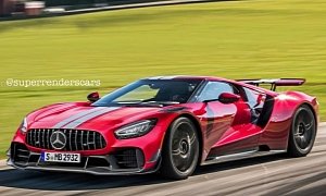 Ford GT AMG Rendering Is a Weird Mashup