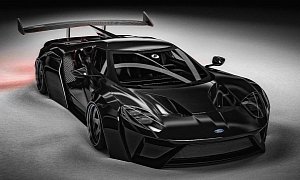 Ford GT "Black Knight" Looks Like a Downforce Monster