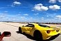Ford GT Drag Races Tuned 2019 Corvette ZR1, The Fight Is Brutal