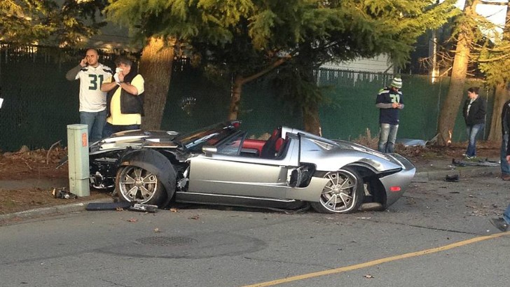 Ford GTX1 crash in Auburn, Washington