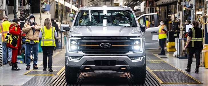 2022 Ford F-150 production