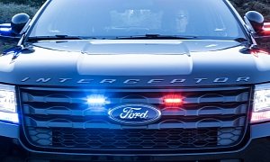 Ford Introduces "Sleeper" Light Bar In Rear Spoiler Of Its Police Interceptors