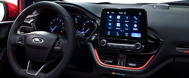 2017 Ford Fiesta infotainment system