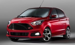 Ford Ka+ Rendered Again: Warm ST Follows the RS