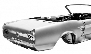 Ford Launches 1967 Mustang Convertible Body Shell