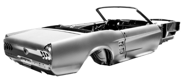 Ford Mustang Launches 1967 Mustang Convertible Body Shell